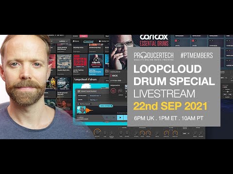 Loopcloud Drum Livestream with Rob Jones - Wed 22nd Sep 18.00 BST