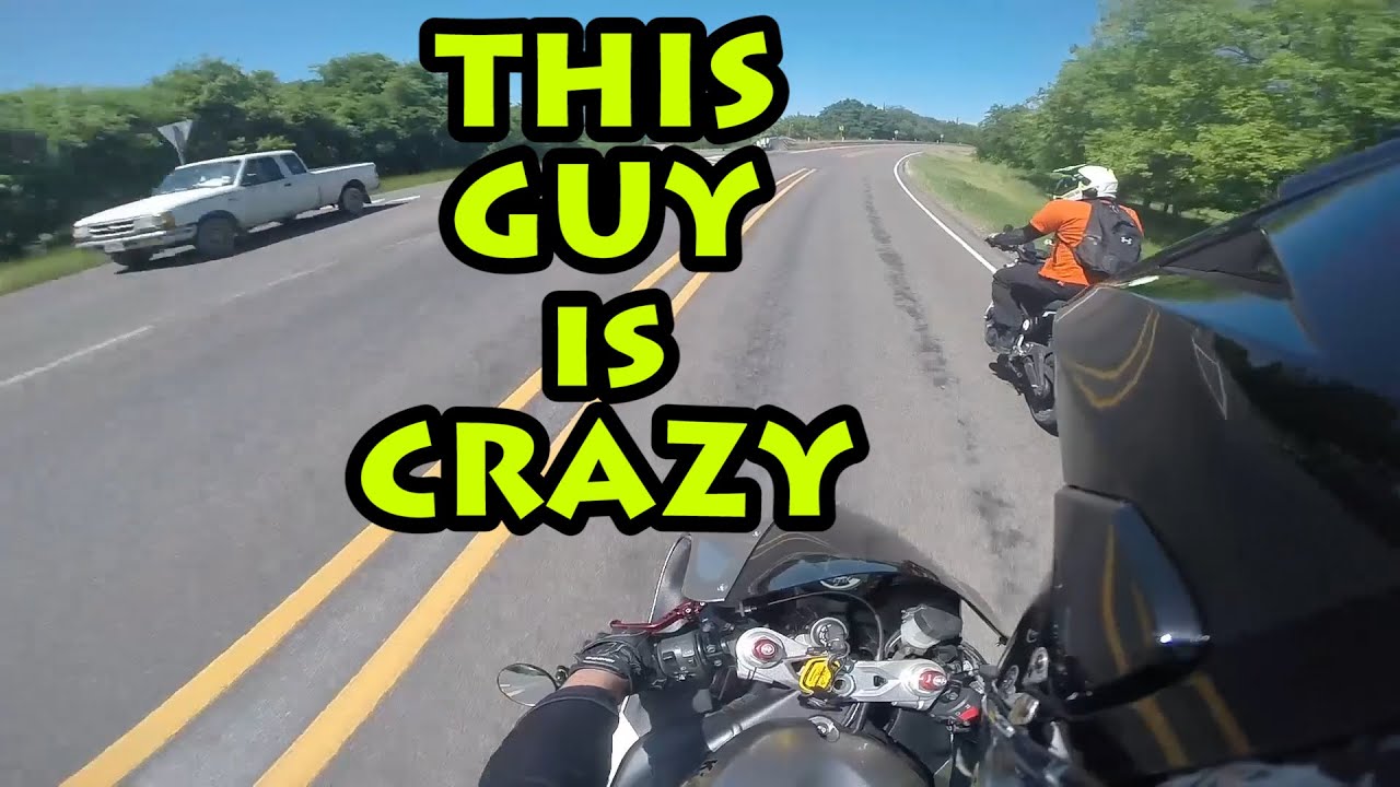 motovlog luciano Motorcycles CHASED by crazy truck.... that you never see
