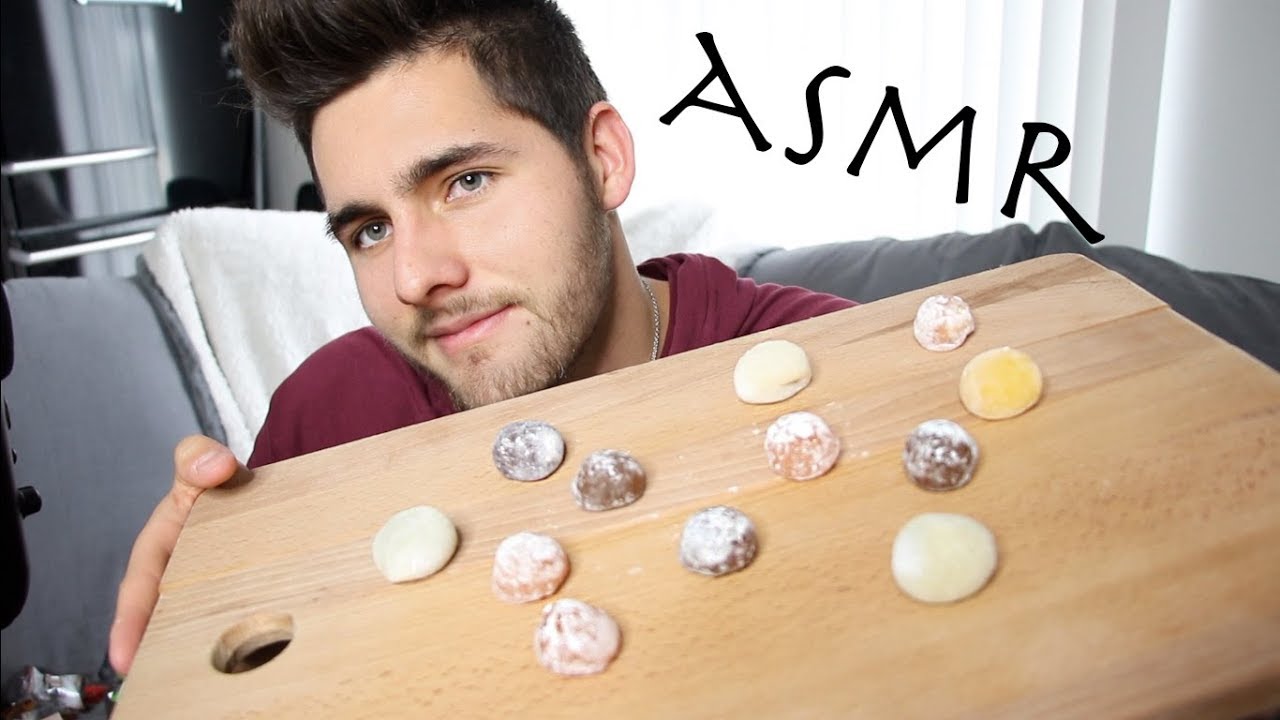 ASMR MOCHI (Soft & Chewy Eating Sounds, Mukbang, Male Whisper)