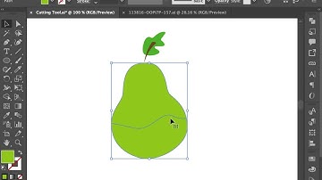 How to Cut an Object with Curves or Wavy Lines Using the Knife Tool in Adobe Illustrator