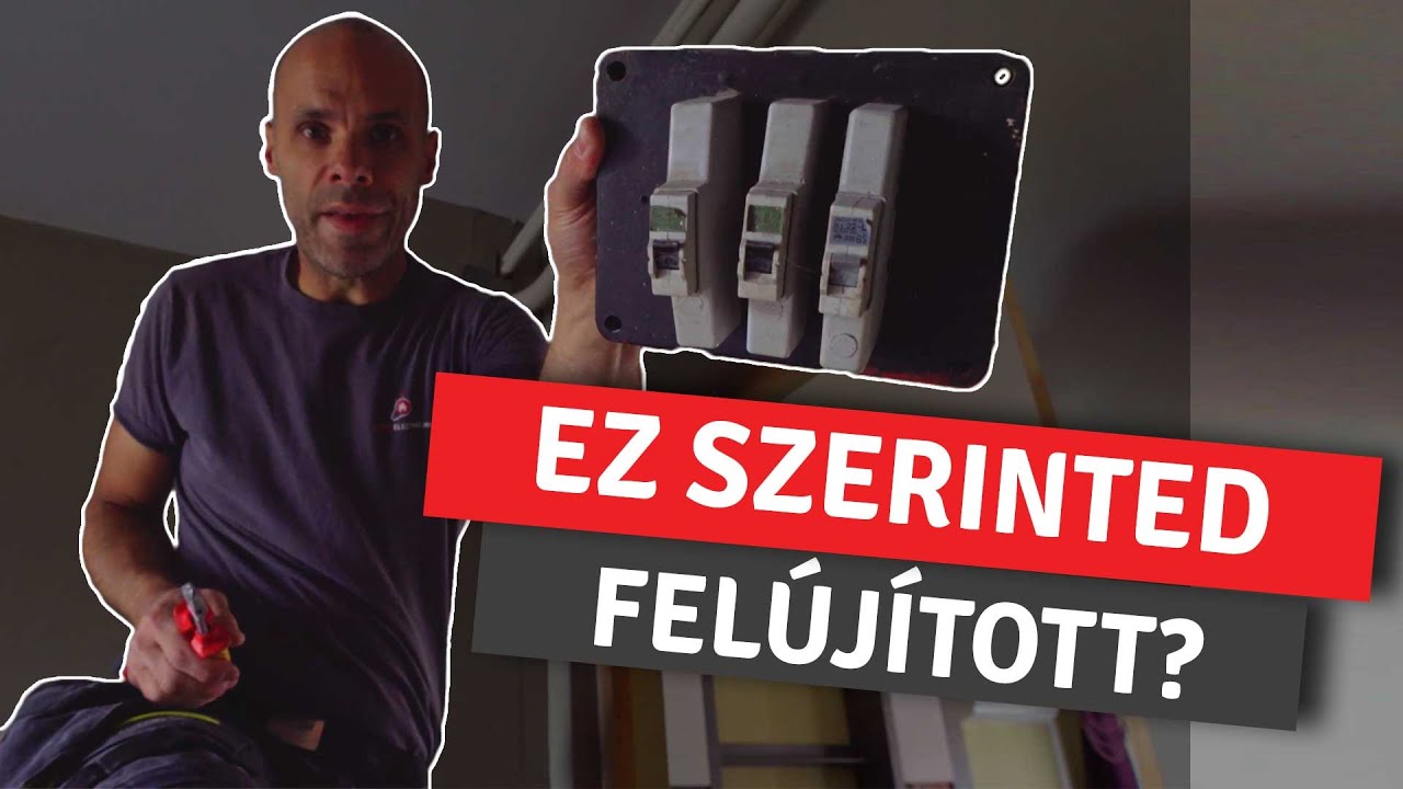 Három intő jel, hogy nem volt felújítva a panel villamos hálózata. Köbányai panel felújítás 1.rész