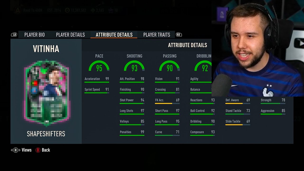 Auzio Reacts to NEW 94 Vitinha SBC