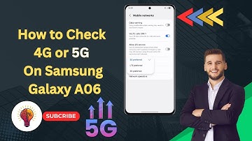 How To Check 4G or 5G On Samsung Galaxy A06 in 2025 | Tips & Tricks Guide for Fast Mobile Network!