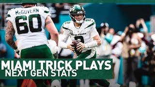 Inside Look At All The Miami Trick Plays | Next Gen Stats | The New York Jets | NFL