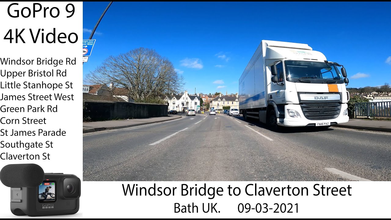 Windsor Bridge to Claverton Street. “Driving through The Streets of