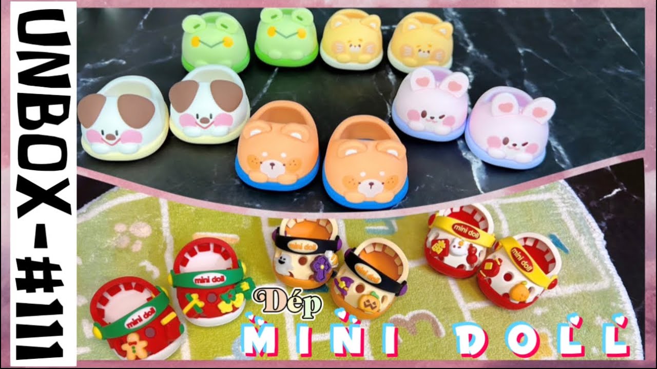 [UNBOX #111] - Mini Doll - Dép cross “NewYear 🧧- Halloween 🎃- Xmas🎄 ...