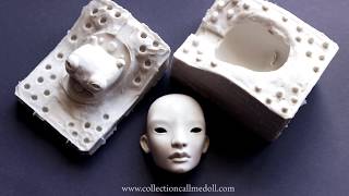 : How to mold and to cast a bjd head. Part 2 b