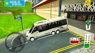 Minibus Driving Inside Shopping Mall Center - Private Bus Game - Android Gameplay screenshot 4