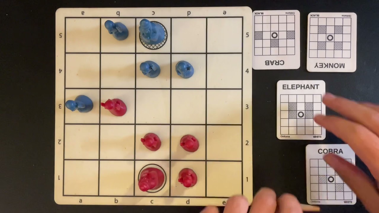 Tournament — The Way of Onitama 1 — Round 3 Onitama_Oni vs Malfranco