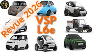 Revue 2026 des quadricycles électriques L6e (VSP) : Citroën Ami, Silence, Aixam, Eli ZERO, Microlino screenshot 2