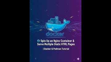 🌐 Spin Up an Nginx Container & Serve Multiple Static HTML Pages | Docker & Podman Tutorial