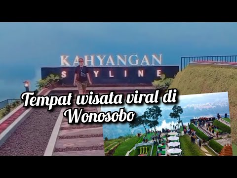 Kahyangan skyline Wonosobo!!Tempat wisata baru view telaga Menjer.