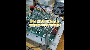 Class D Amplifier using IPM Module IGBT and TL494 PWM IC