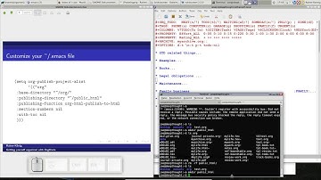OrgMode E06S03: Publishing