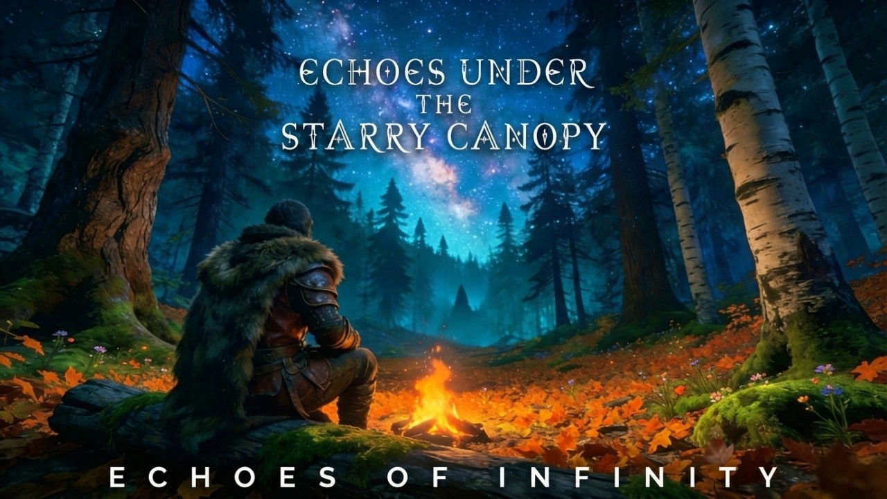Echoes Under the Starry Canopy | Fantasy Celtic Ambience | Relaxing Music [No Ads]