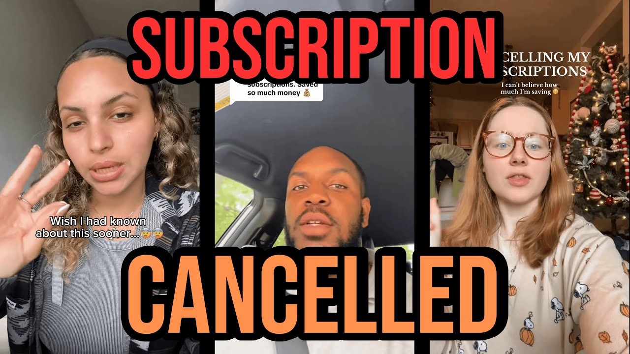 I'm Canceling ALL OF MY SUBSCRIPTIONS! YouTube