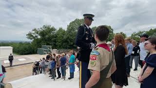 Wreath Changing At The Tomb Of The Unknown Soldier.