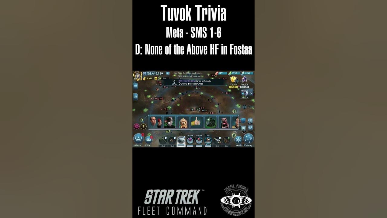 Tuvok Trivia SMS ANSWERS Questions 1 6 STFC YouTube
