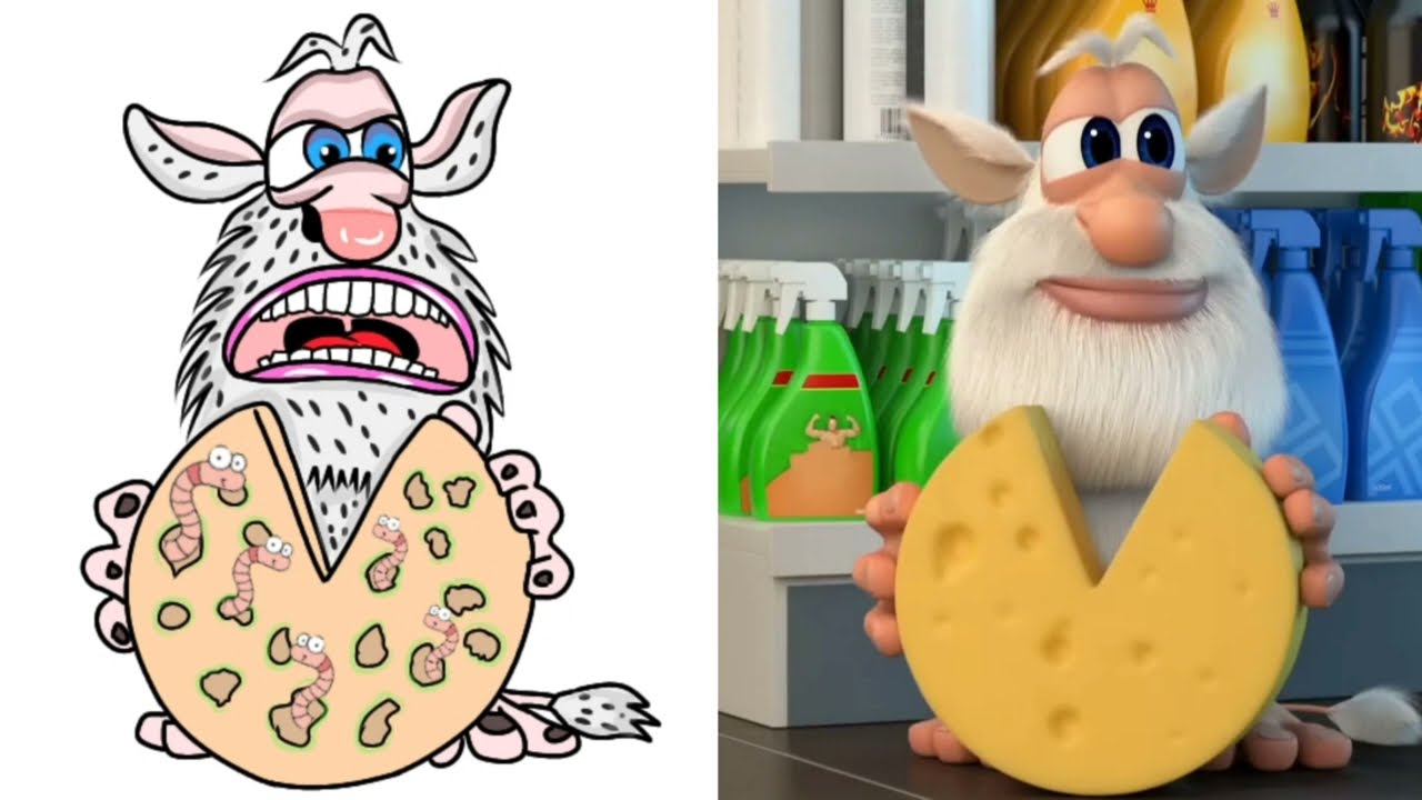 Laugh with Booba Bubble Gum - SuperMarket Funny Drawing Meme 🤣 | Funny Compilation Cartoon Video P-2