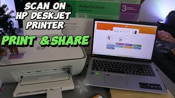 How to Scan On HP Deskjet 2820e Wireless Printer, Print Save and Share To Email