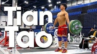Tian Tao Trapi Snatch Grip Upright Rows 2015 World Weightlifting Championships