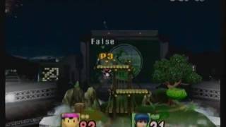 SSBB - P (Ness) vs False (Marth) 1
