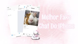 🌸ׅ♡𝆫o melhor fake chat para iPhone (recomendado por vcs!) screenshot 3