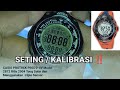 Cara Seting atau kalibrasi Casio Protrek PRG 70