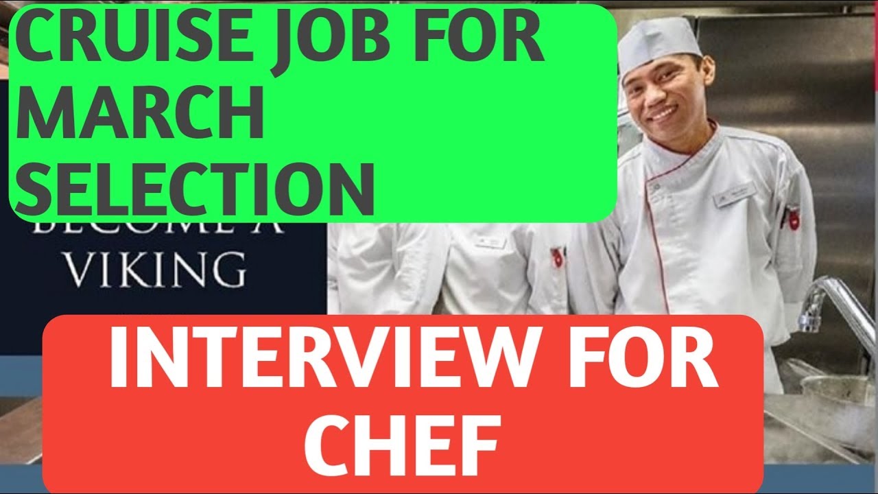 chef cruise jobs