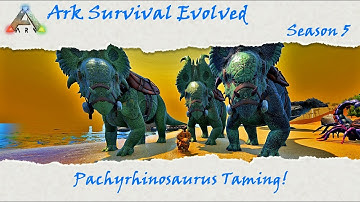 Ark Survival Evolved S5E14: Pachyrhinosaurus Tame/Breeding/Mutations
