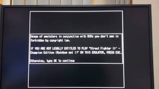 Mame emulator on Xbox 360 to play street fighter 2 rainbow edition screenshot 5