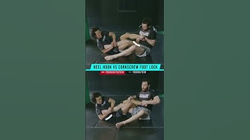 Inside Heel Hook 🦵 vs Corkscrew Foot Lock 🔩