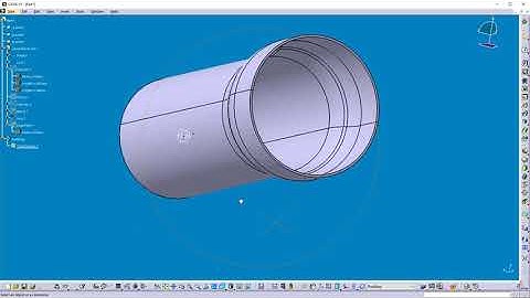 CATIA V5: Pipe with flared end #catiav5 #3dexperience
