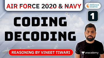2:15 PM - Air Force Y Group & Navy | Reasoning by Vineet Tiwari | Coding-Decoding