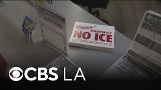 Baldwin Park takes stand against immigration enforcement with free "No ICE" signs for businesses