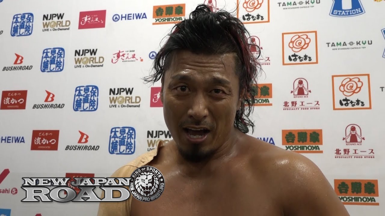 jay white finisher The Dragon Takagi burned Henare in Korakuen! (#njroad)