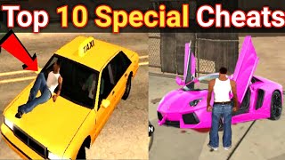 Top 10 Secret Cheats Codes GTA San Andreas || Most Important Cheats || Special Car Cheats GTA San screenshot 4