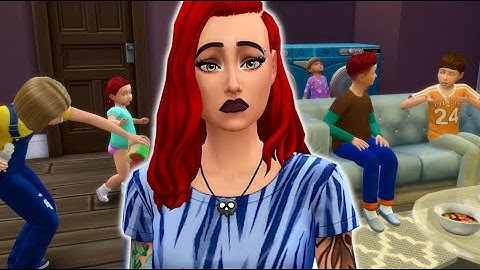 How does a single mum manage with 7 kids?! // Sims 4 parenting challenge