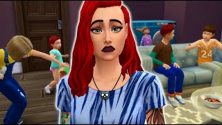 How does a single mum manage with 7 kids?! // Sims 4 parenting challenge