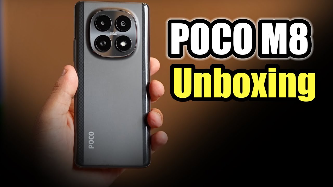 Poco M8 unboxing & first look⚡️/552OMAH,sndg6gen3 ,50mpcamera