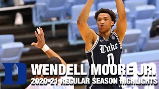 Wendell Moore Jr. 2020-21 Regular Season Highlights | Duke Guard