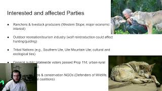 Colorado Gray Wolf Reintroduction Presentation