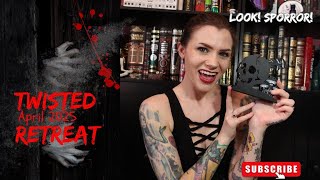 Twisted Retreat Book Box Unboxing: April 2025 | Violet Prynne