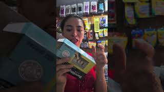 Testing laminating pouches at the stationery store