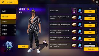 CLAIM ALL REWARDS 😱🎁 NEW CHARACTER + BUNDLE 🔥 FREE FIRE