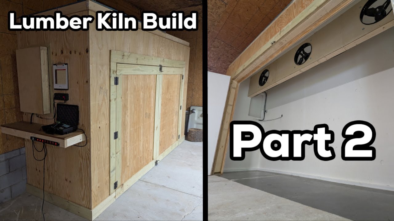 Update on My DIY Dehumidification Lumber Kiln Build - Part 2