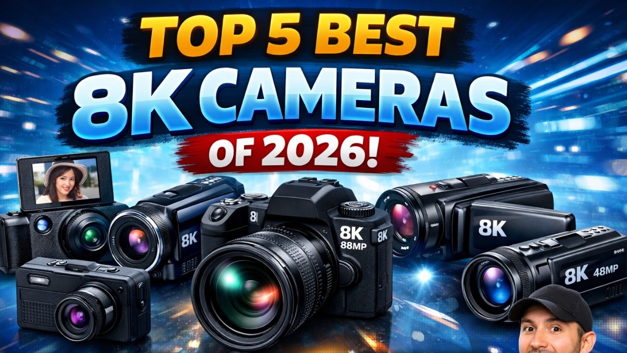 Top 5 Best 8K Digital Cameras of 2026 🔥 | Budget to Pro 8K Cameras for ...