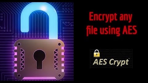 Encrypt any file using AES | AES Crypt | Sinhala.