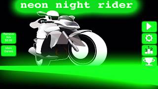 Neon Night Rider  (Apple App Store™️ and Google Play™️) screenshot 2