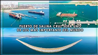 Rompeolas más grande de Latinoamérica es inaugurado, recibirá grandes barcos post panamax, Oaxaca